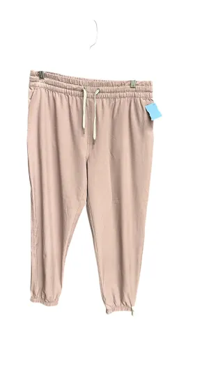 Athletic Capris By Vuori In Taupe, Size: L
